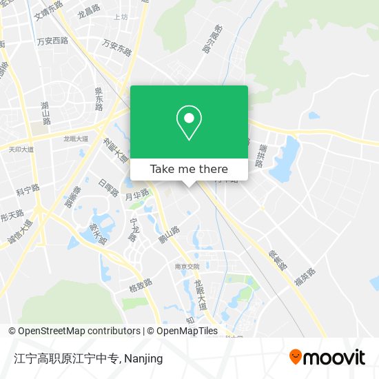 江宁高职原江宁中专 map