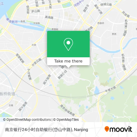南京银行24小时自助银行(岱山中路) map