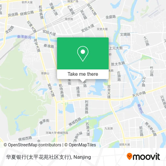 华夏银行(太平花苑社区支行) map