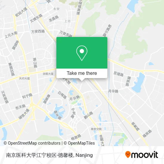 南京医科大学江宁校区-德馨楼 map