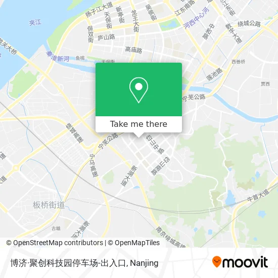 博济·聚创科技园停车场-出入口 map