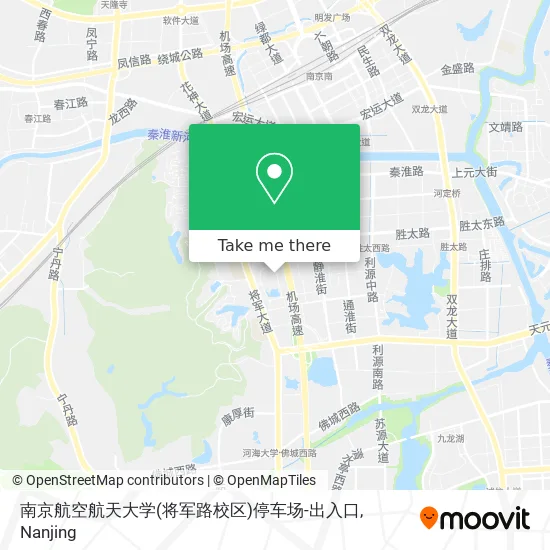 南京航空航天大学(将军路校区)停车场-出入口 map