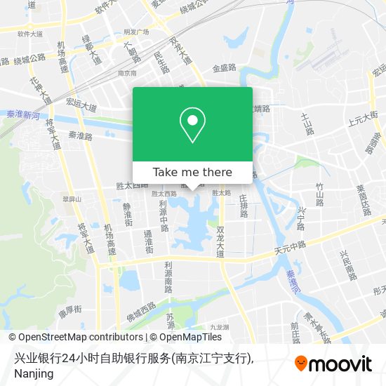 兴业银行24小时自助银行服务(南京江宁支行) map