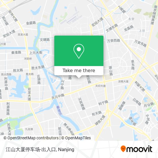 江山大厦停车场-出入口 map
