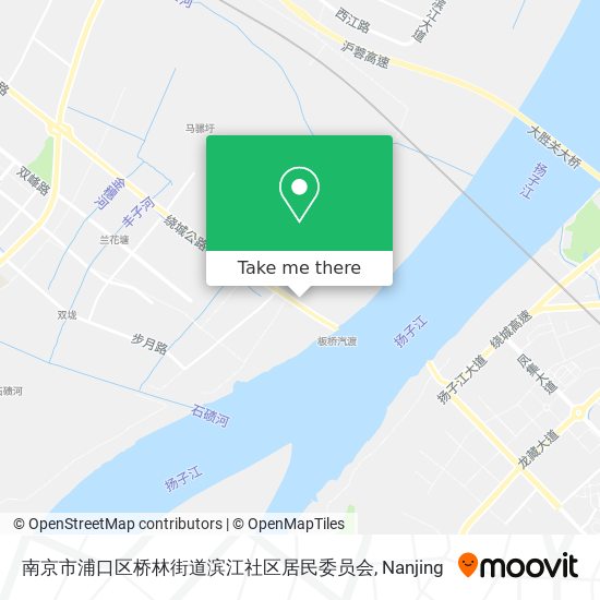 南京市浦口区桥林街道滨江社区居民委员会 map