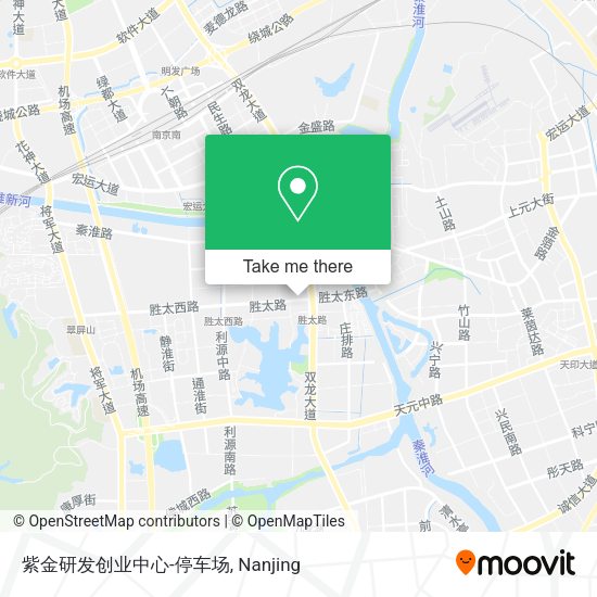 紫金研发创业中心-停车场 map