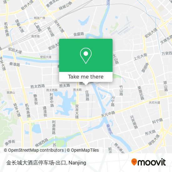 金长城大酒店停车场-出口 map