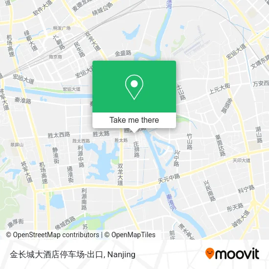 金长城大酒店停车场-出口 map