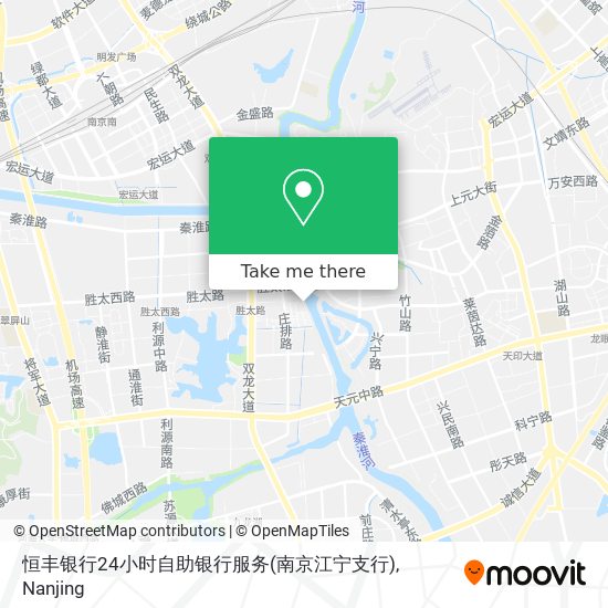 恒丰银行24小时自助银行服务(南京江宁支行) map