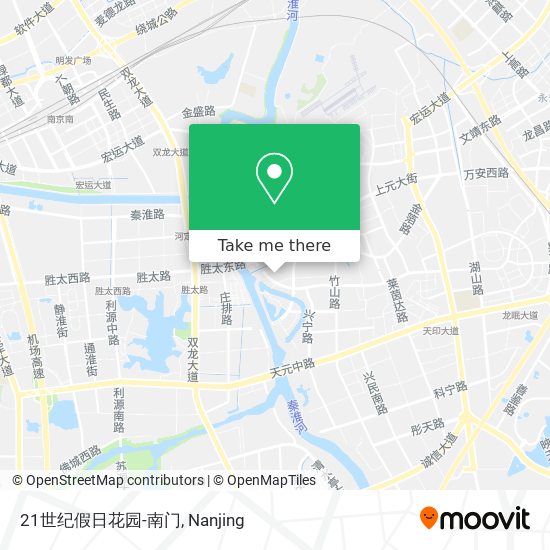 21世纪假日花园-南门 map