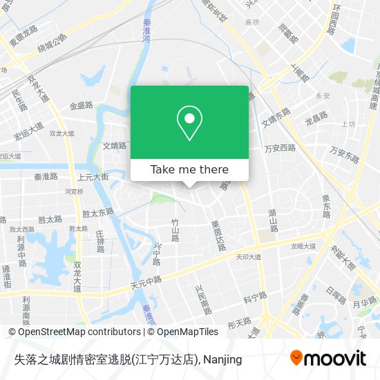 失落之城剧情密室逃脱(江宁万达店) map