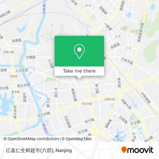 亿嘉仁生鲜超市(六部) map
