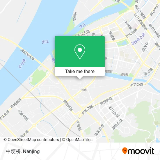 中埂桥 map