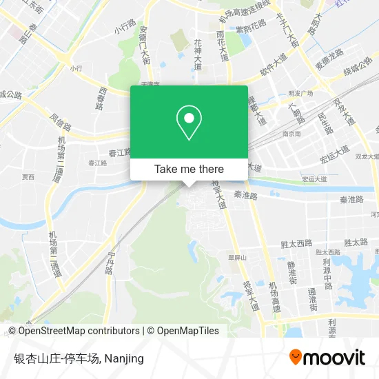 银杏山庄-停车场 map