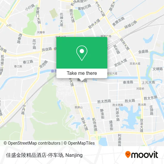 佳盛金陵精品酒店-停车场 map
