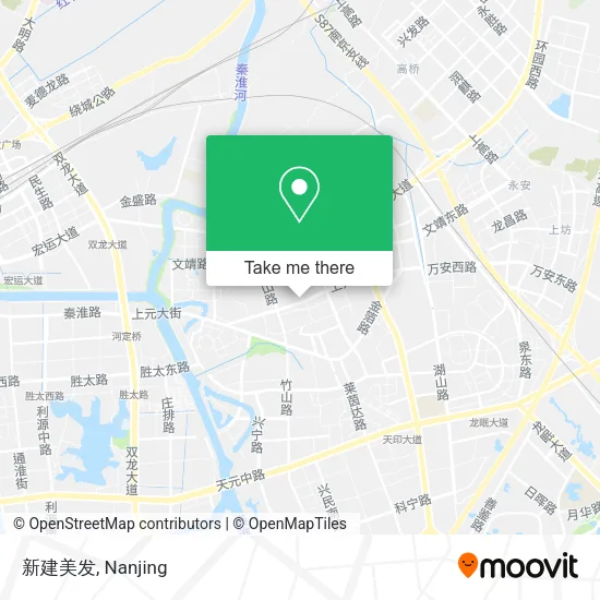 新建美发 map
