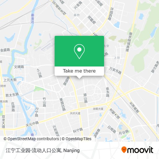 江宁工业园-流动人口公寓 map