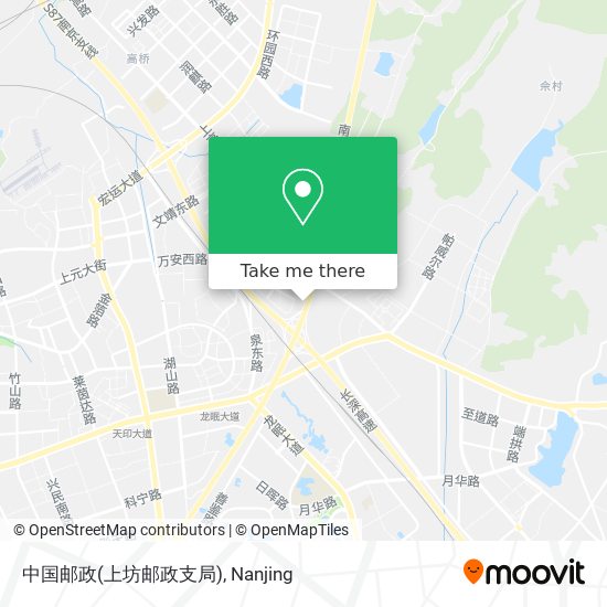 中国邮政(上坊邮政支局) map