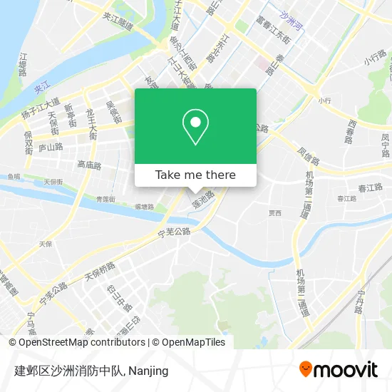 建邺区沙洲消防中队 map