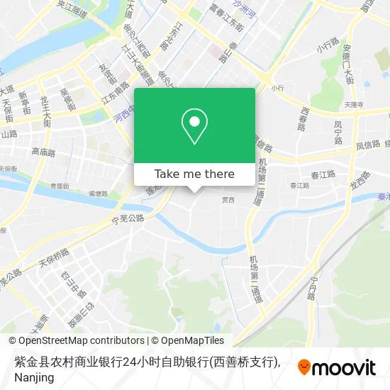 紫金县农村商业银行24小时自助银行(西善桥支行) map