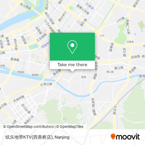 炫乐地带KTV(西善桥店) map