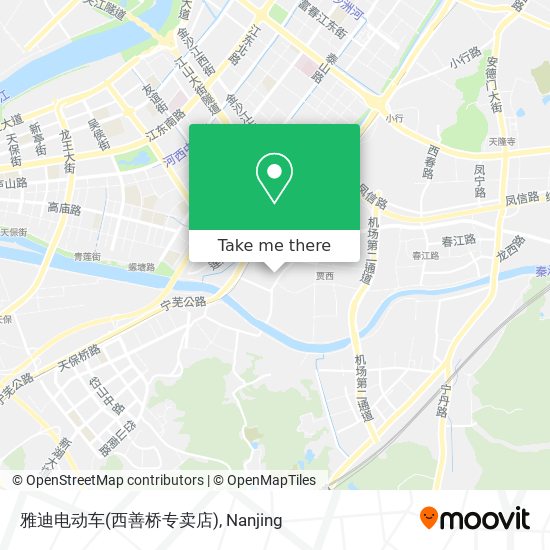 雅迪电动车(西善桥专卖店) map