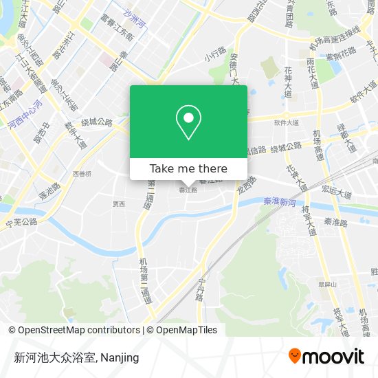新河池大众浴室 map
