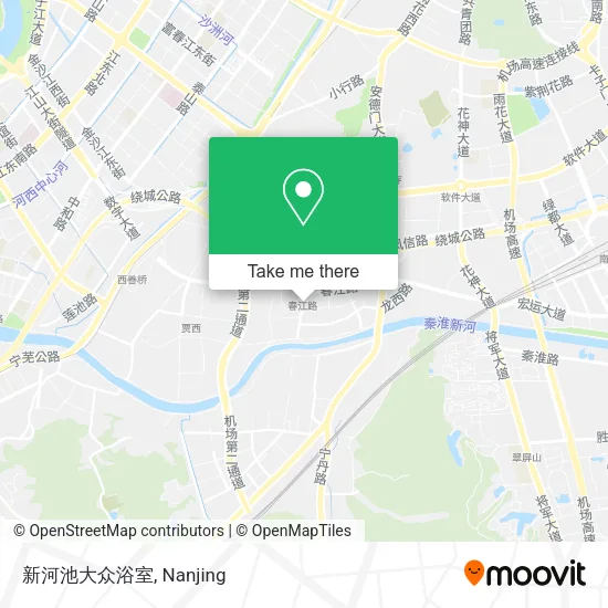 新河池大众浴室 map