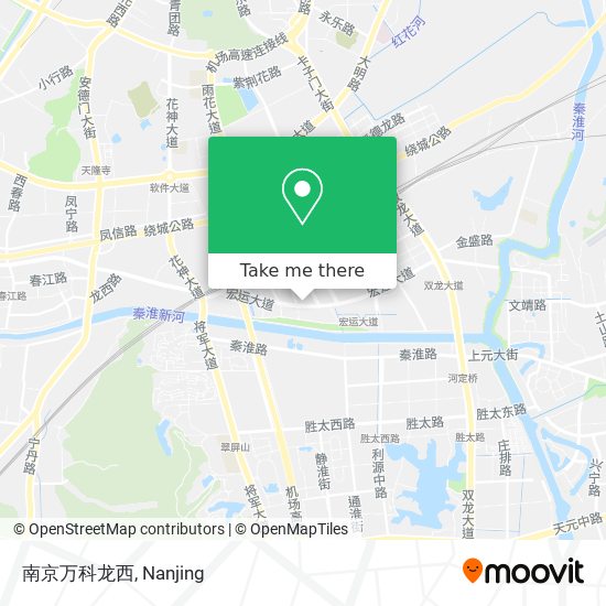 南京万科龙西 map