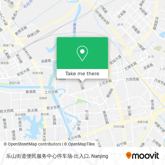 乐山街道便民服务中心停车场-出入口 map