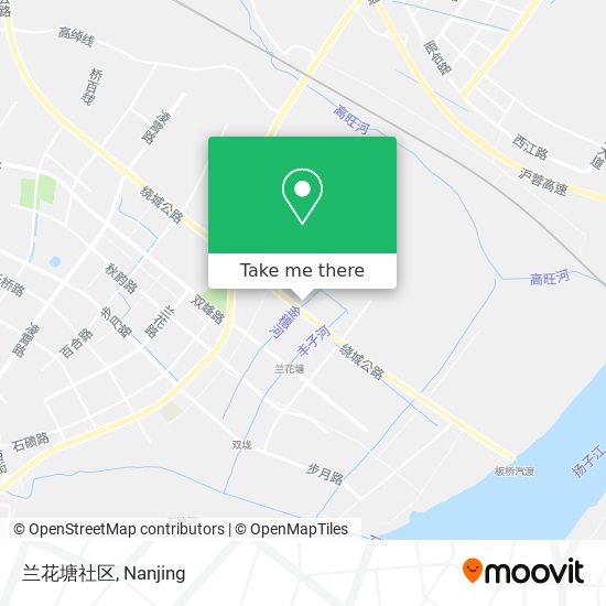 兰花塘社区 map