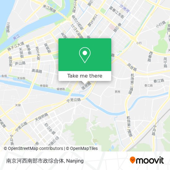 南京河西南部市政综合体 map