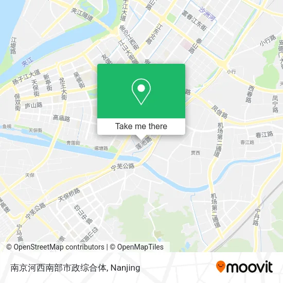 南京河西南部市政综合体 map