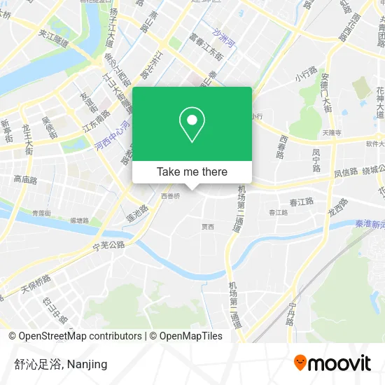 舒沁足浴 map
