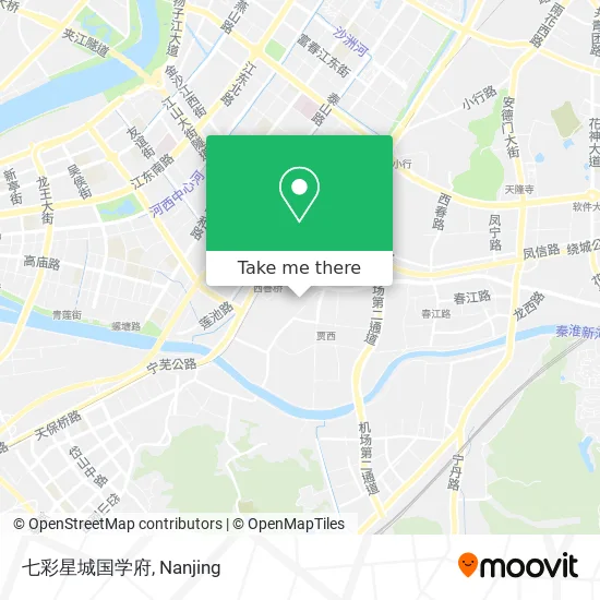 七彩星城国学府 map