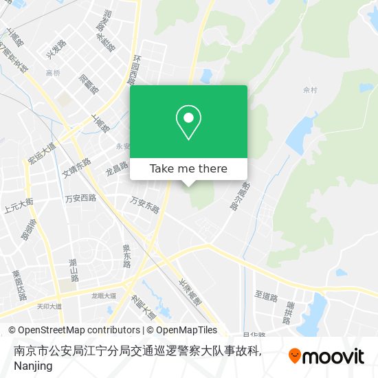 南京市公安局江宁分局交通巡逻警察大队事故科 map