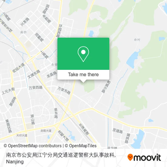 南京市公安局江宁分局交通巡逻警察大队事故科 map