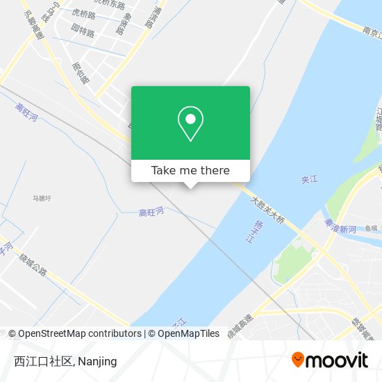 西江口社区 map