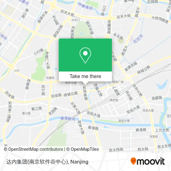 达内集团(南京软件谷中心) map