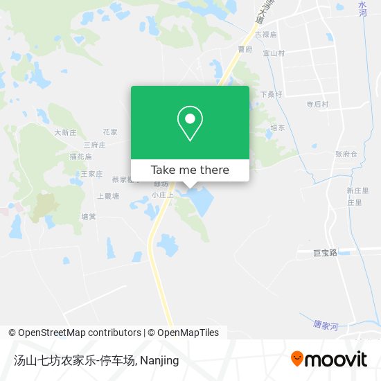 汤山七坊农家乐-停车场 map