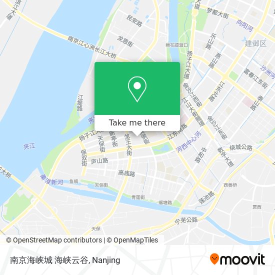 南京海峡城 海峡云谷 map