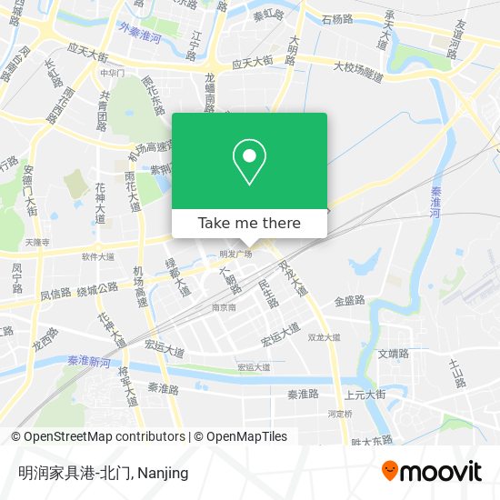 明润家具港-北门 map