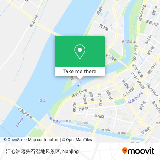 江心洲鼋头石湿地风景区 map