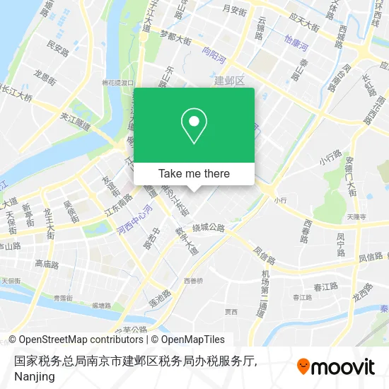 国家税务总局南京市建邺区税务局办税服务厅 map
