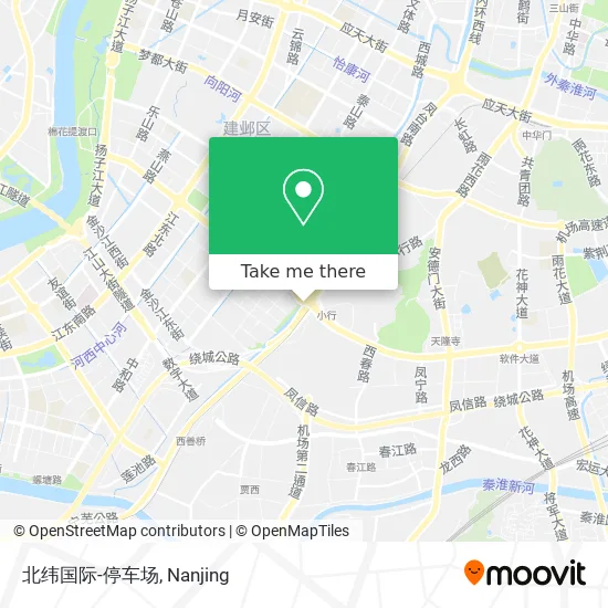 北纬国际-停车场 map