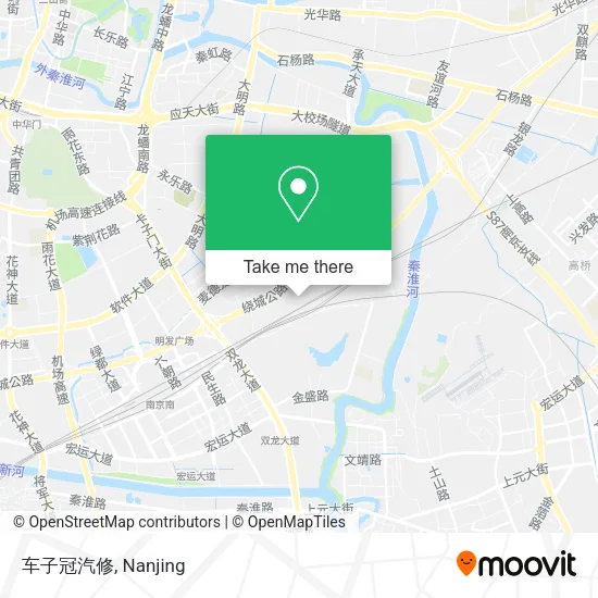 车子冠汽修 map