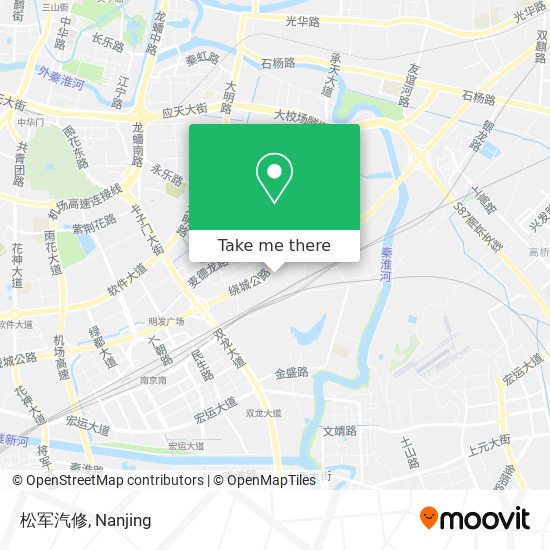 松军汽修 map