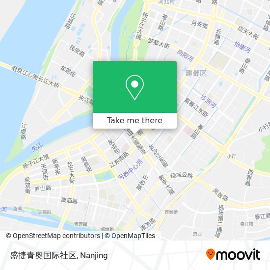 盛捷青奥国际社区 map