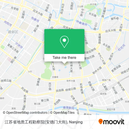 江苏省地质工程勘察院(安德门大街) map