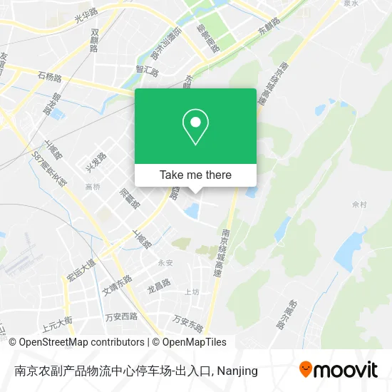 南京农副产品物流中心停车场-出入口 map